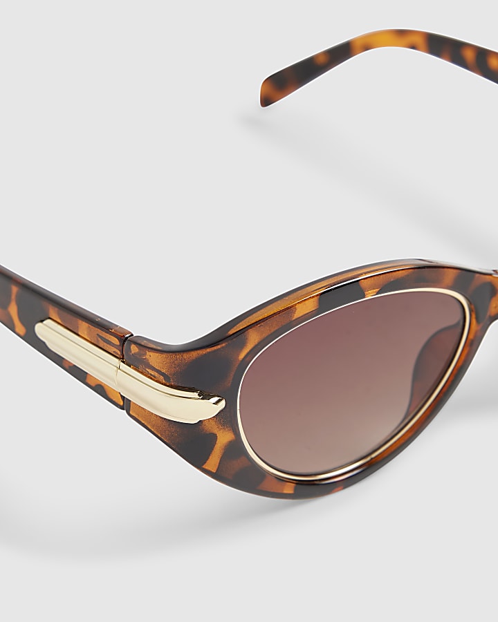 Brown Tortoiseshell Cat Eye Sunglasses