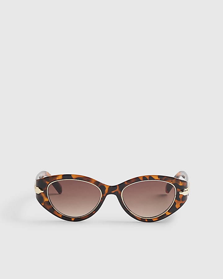 Brown Tortoiseshell Cat Eye Sunglasses