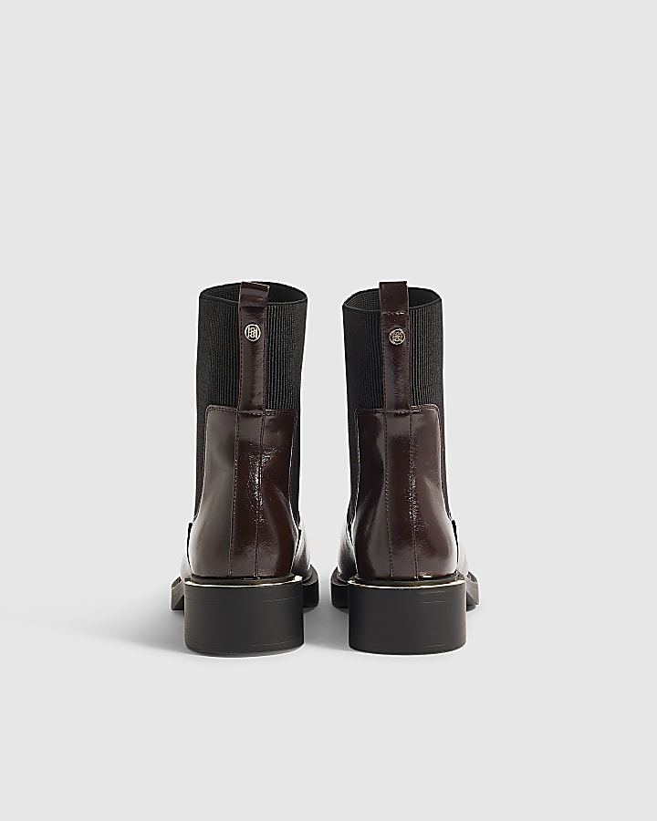 Burgundy Ankle Boots