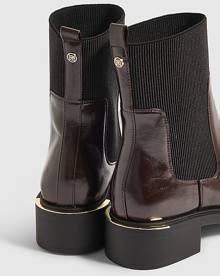 Burgundy Ankle Boots