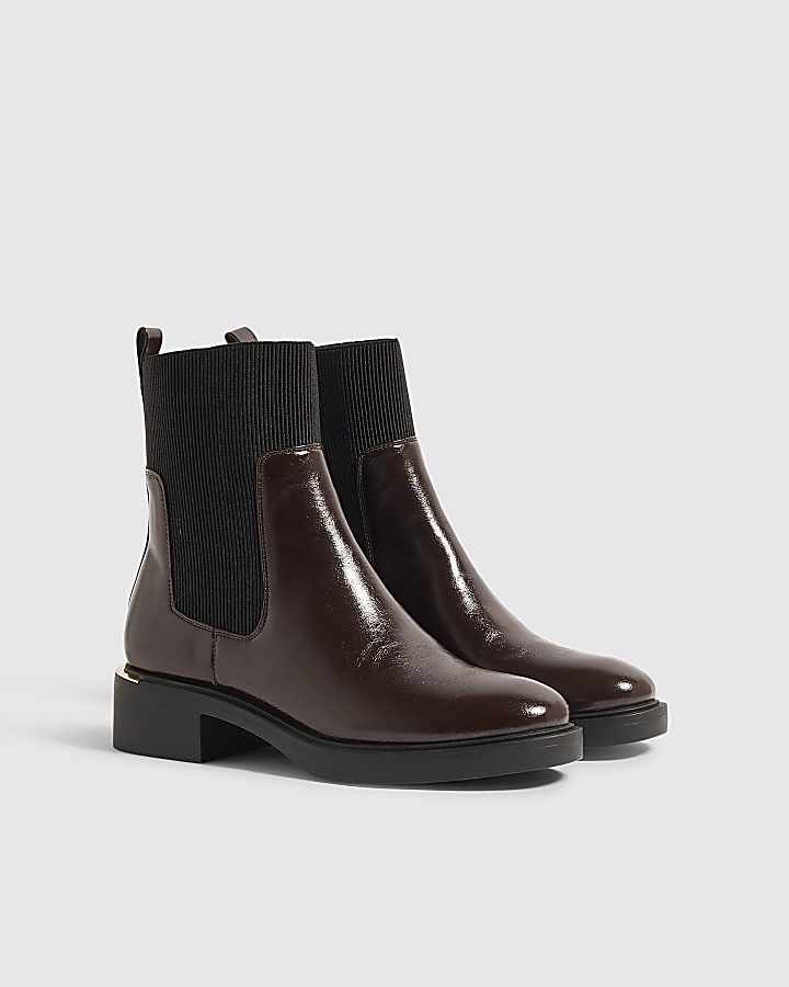 Burgundy Ankle Boots