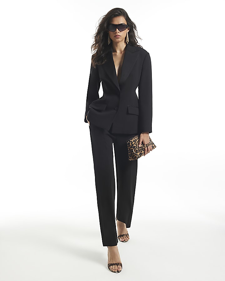 Black Tux Detail Blazer