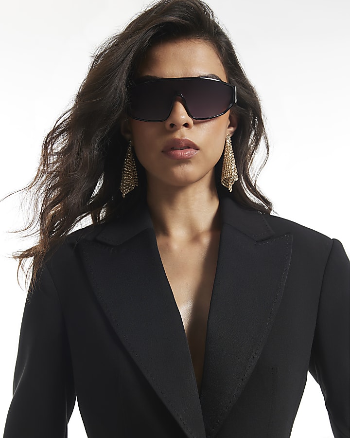 Black Tux Detail Blazer