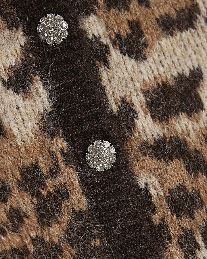Beige Leopard Cardigan