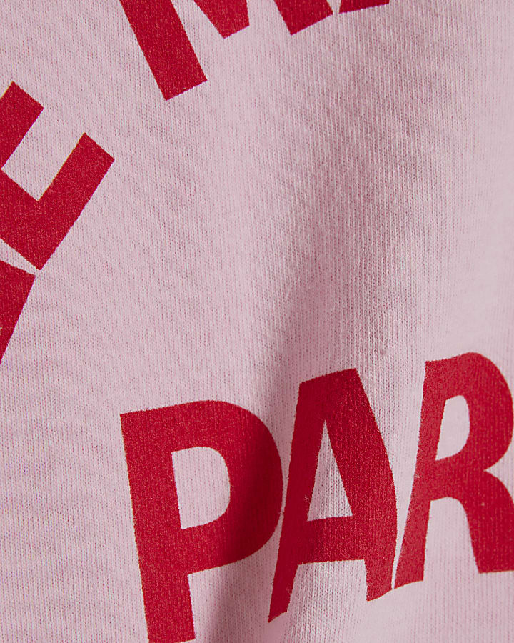 Pink Le Marais Slogan T-shirt