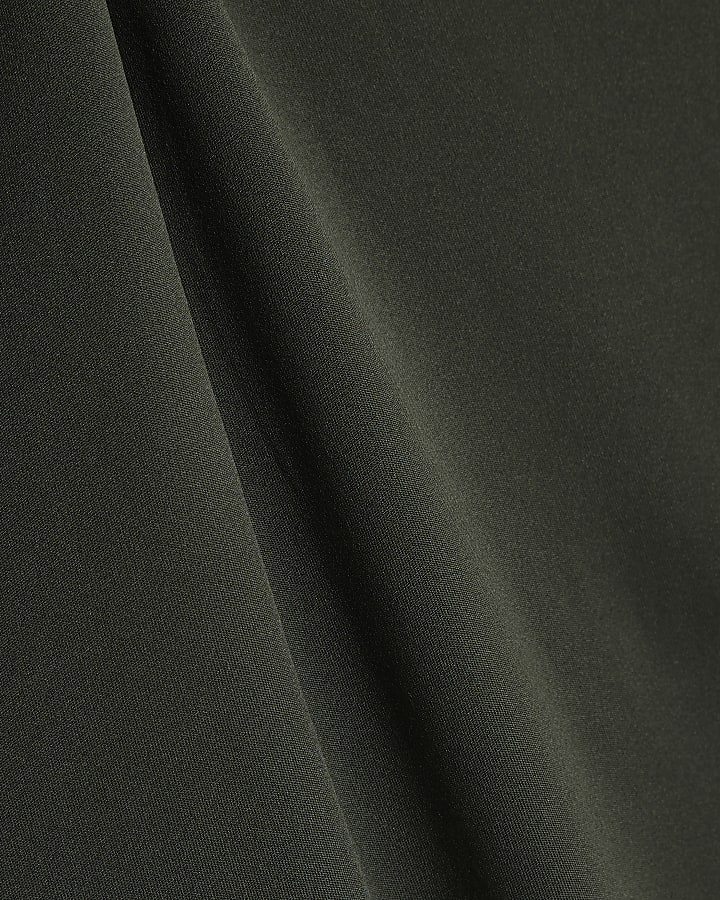 Green Square Neck Bodysuit