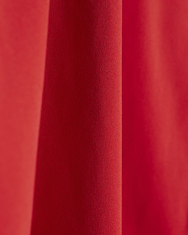 Red Plunge Bodysuit