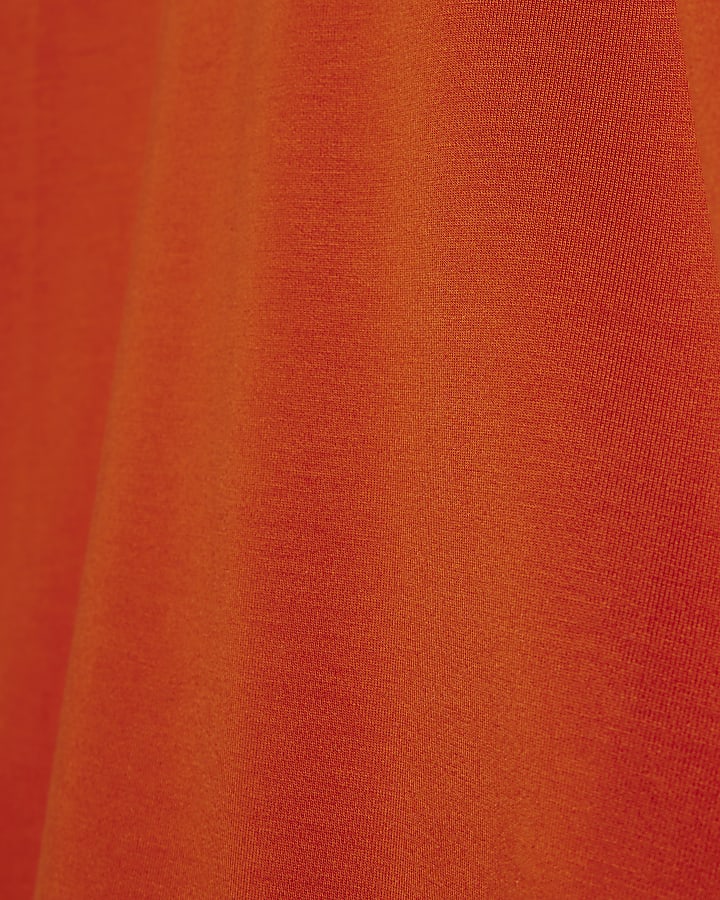 Orange Premium Colour Block T-shirt