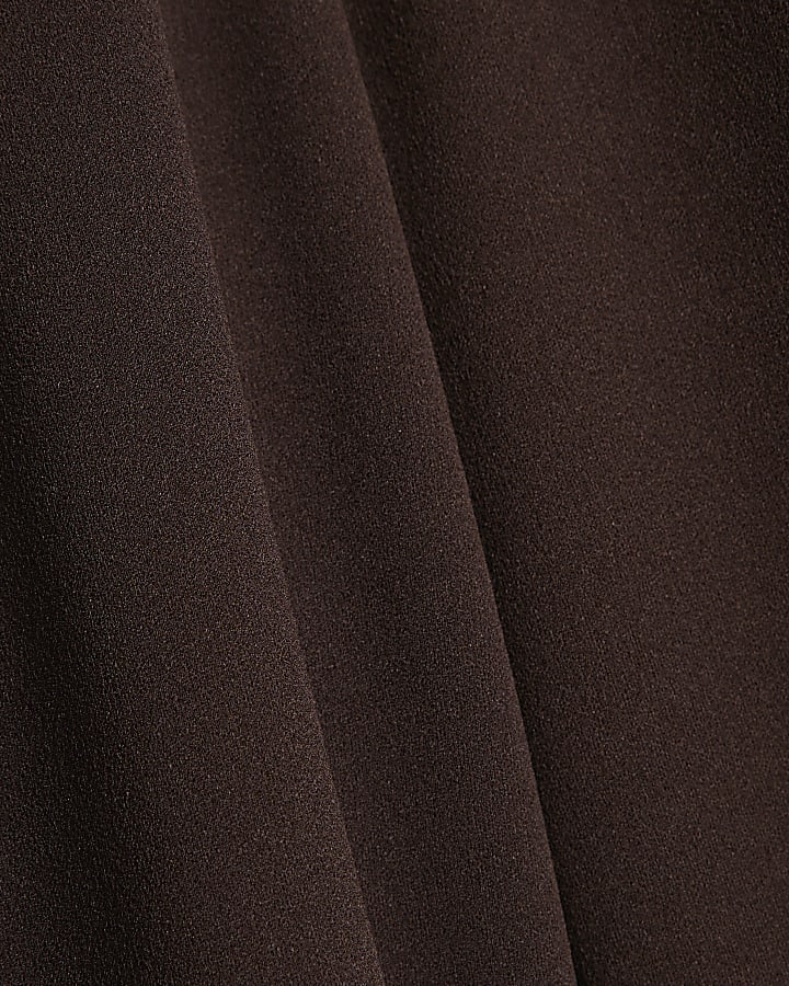 Brown Wide Leg Trousers