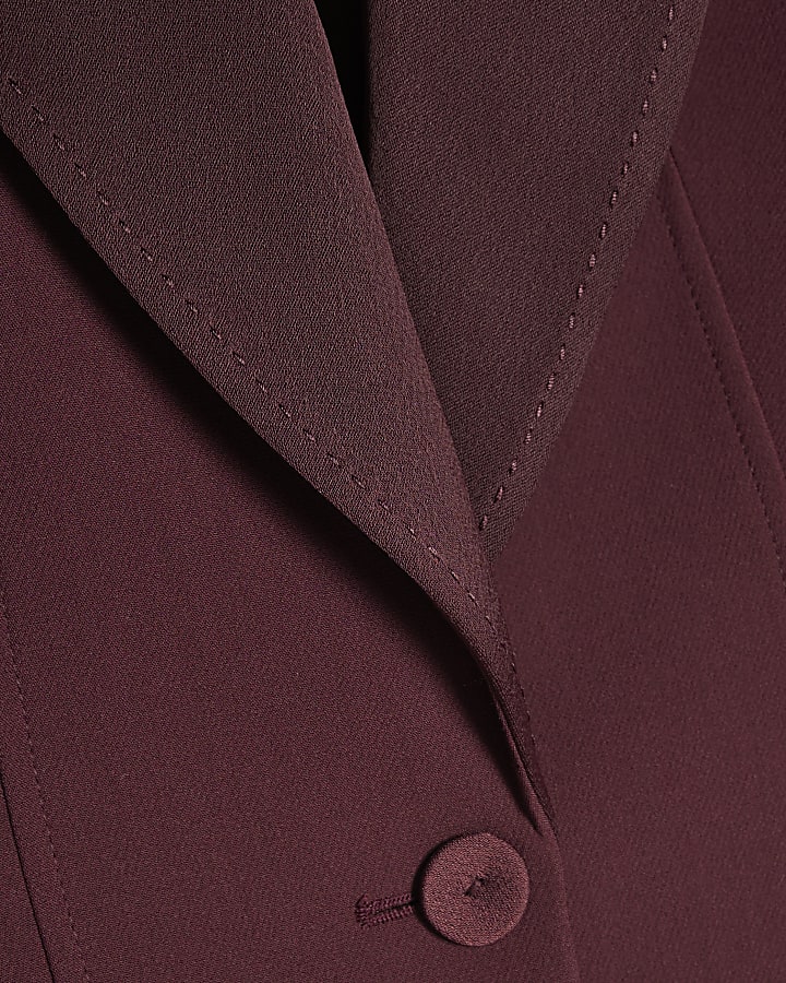 Purple Tux Detail Blazer