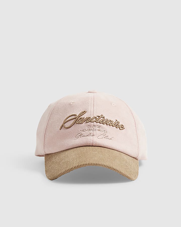 Pink Sanctuaire Logo Colour Block Cap