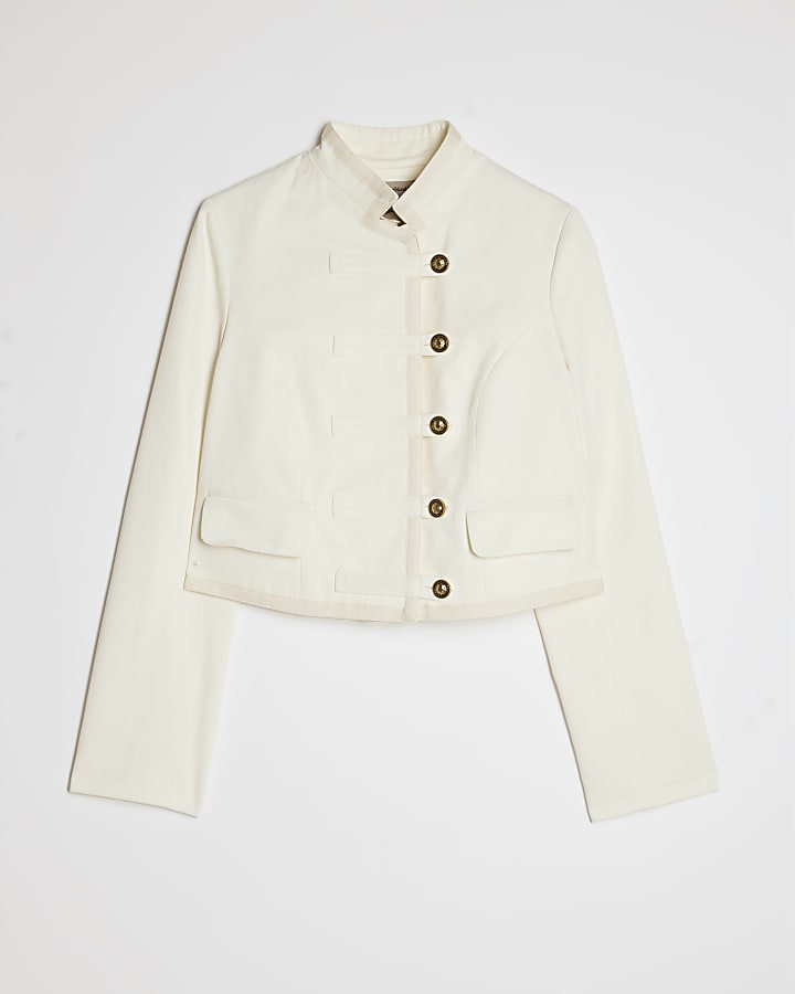 Cream Cotton Drummer Boy Jacket