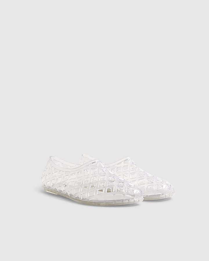 Clear Open Caged Jelly Shoes
