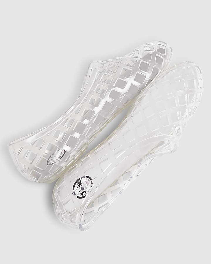 Clear Open Caged Jelly Shoes