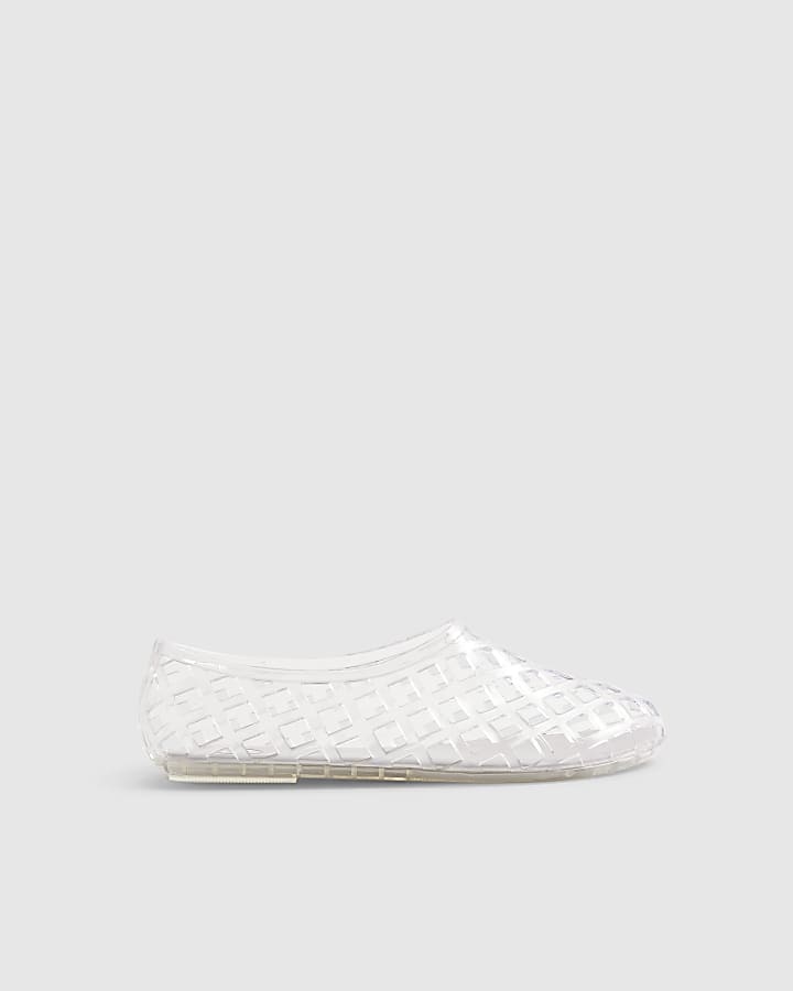 Clear Open Caged Jelly Shoes