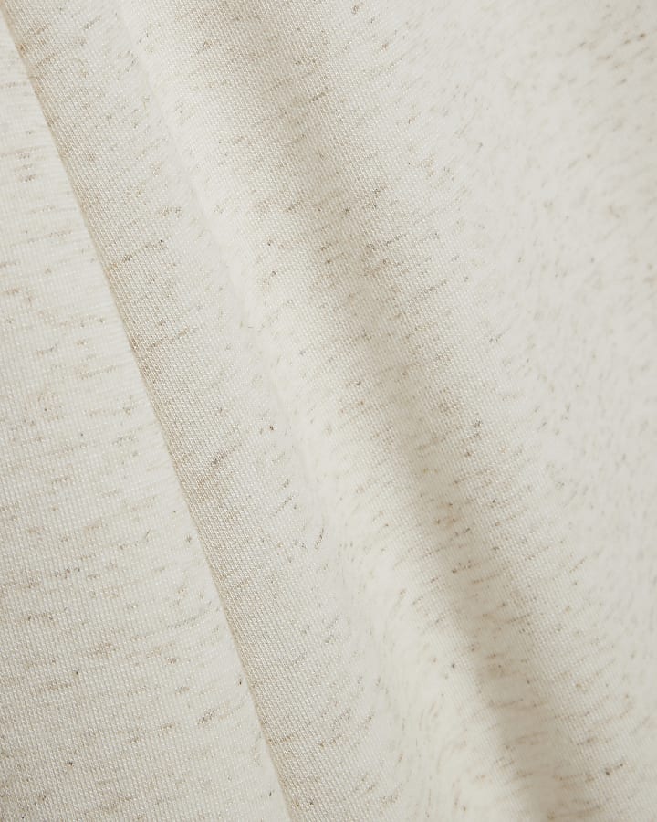 Cream Wide Leg Trousers