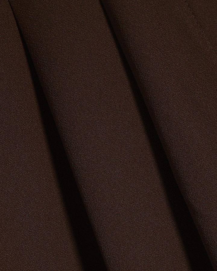 Brown Wide Leg Trousers