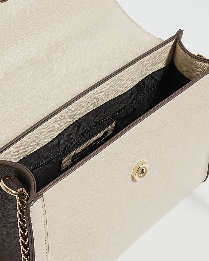 Cream Fringe Scarf Tote Bag