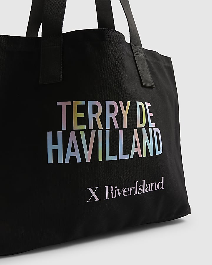 Black Terry De Havilland Tote Bag