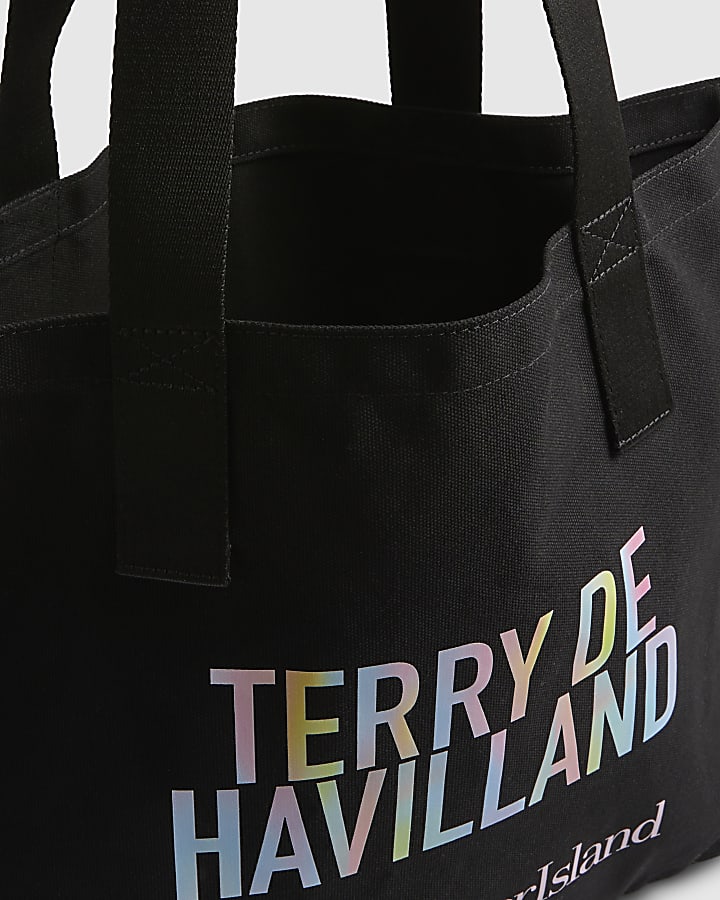 Black Terry De Havilland Tote Bag