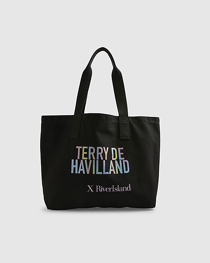 Black Terry De Havilland Tote Bag