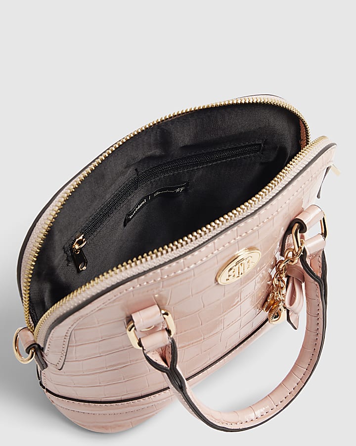 Pink Croc Small Tote Bag