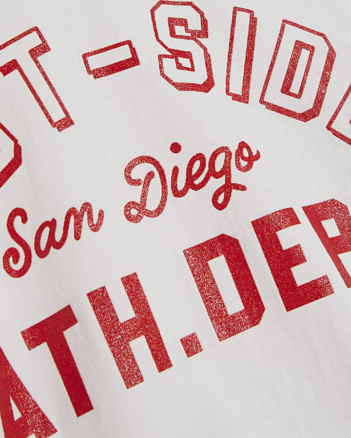 White Long Sleeve West Side T-Shirt