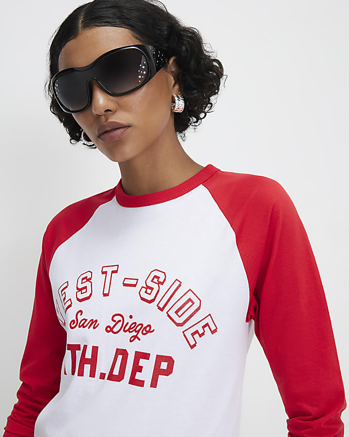 White Long Sleeve West Side T-Shirt