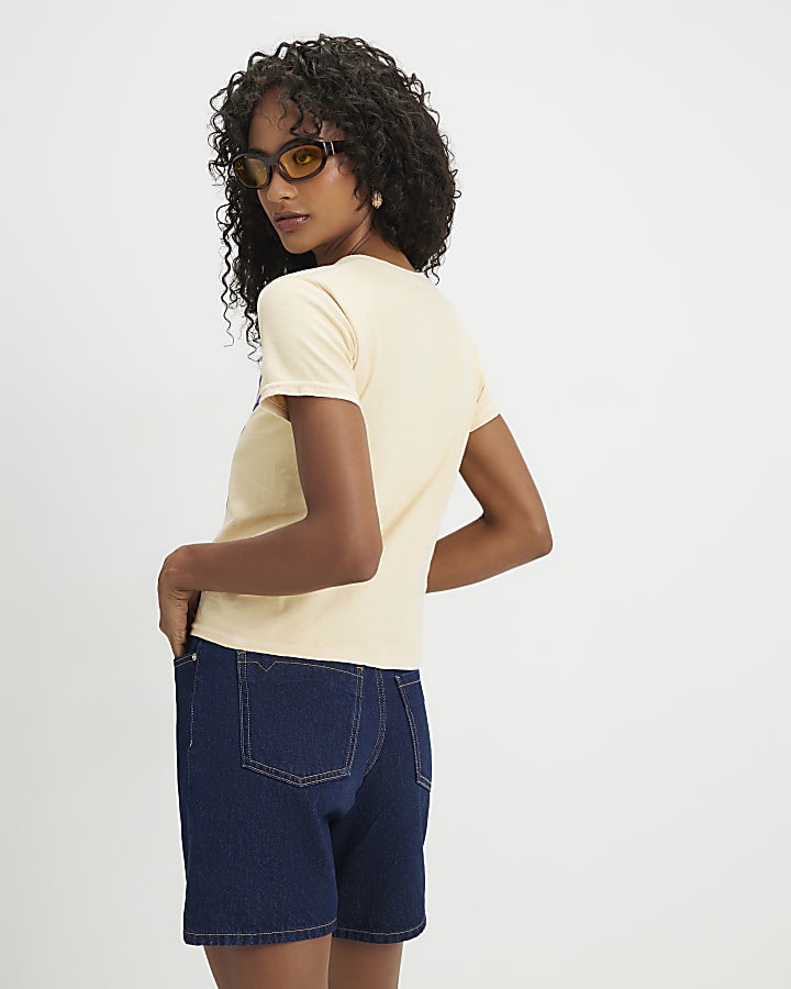 Yellow Short Sleeve Santa Cruz T-Shirt