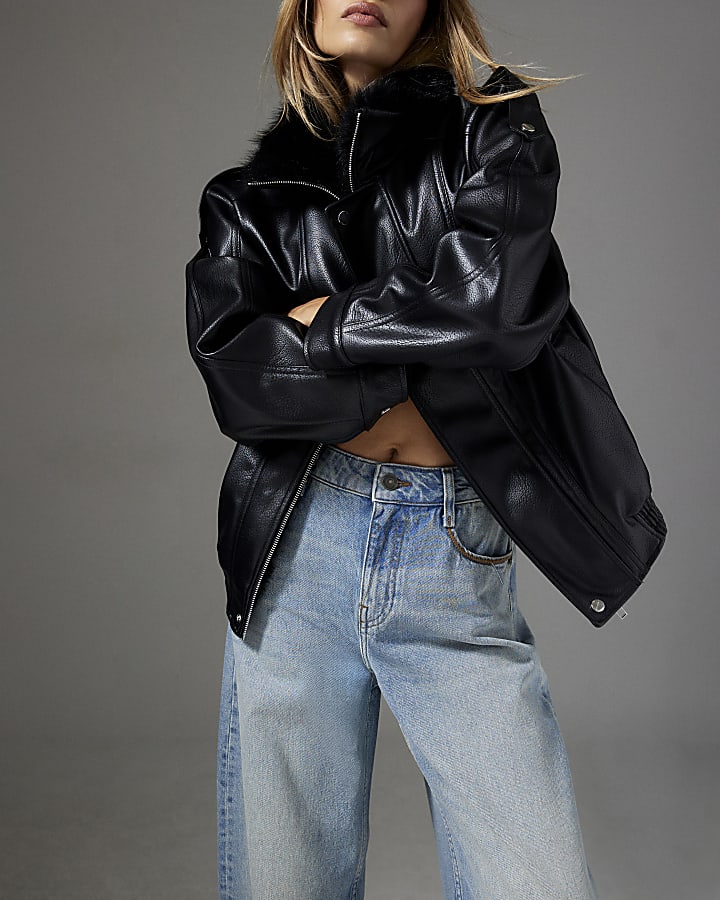 Blue Vintage High Waisted Barrel Leg Jeans