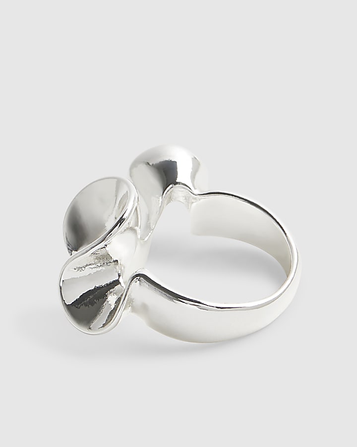 Silver Molten Ring