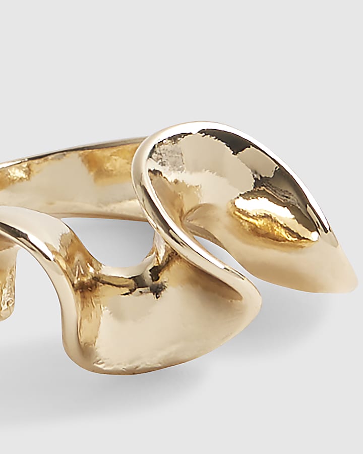 Gold Molten Ring