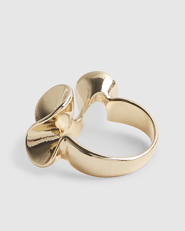 Gold Molten Ring