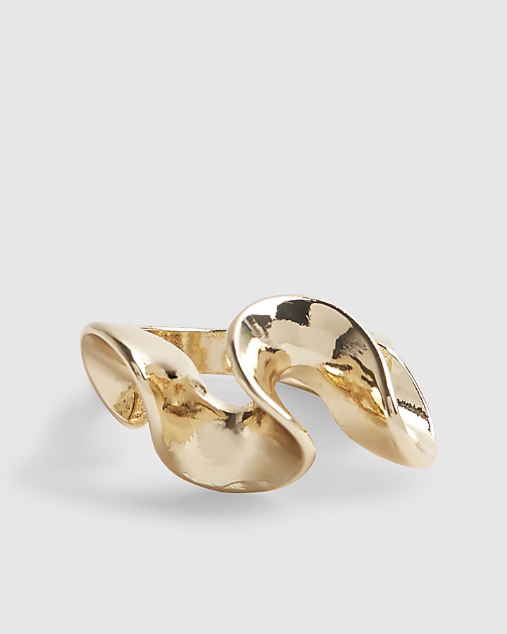 Gold Molten Ring