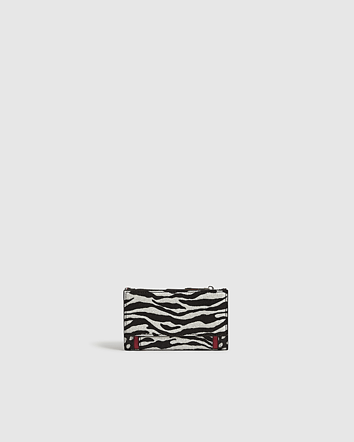 Black Zebra Print Mini Purse