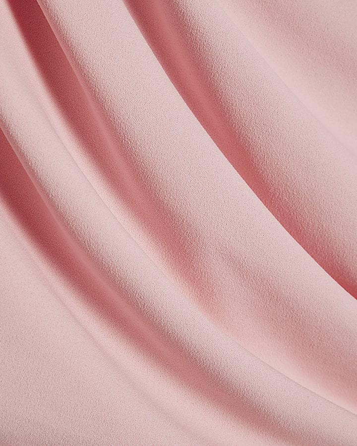Pink One Shoulder Playsuit