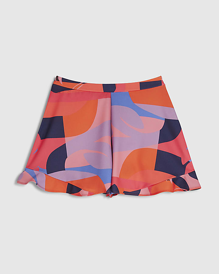 Pink Floral Shorts
