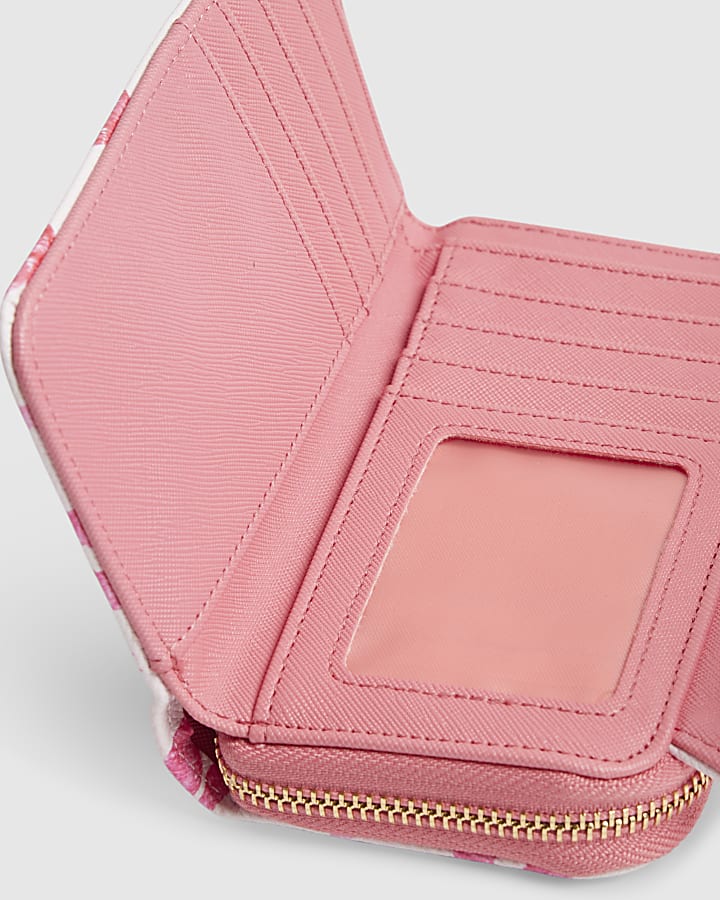 Pink Lipstick Logo Flap Purse