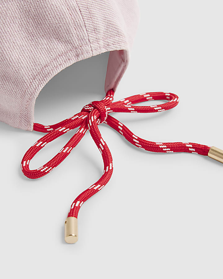 Pink Spicy Margs Embroidered Denim Cap