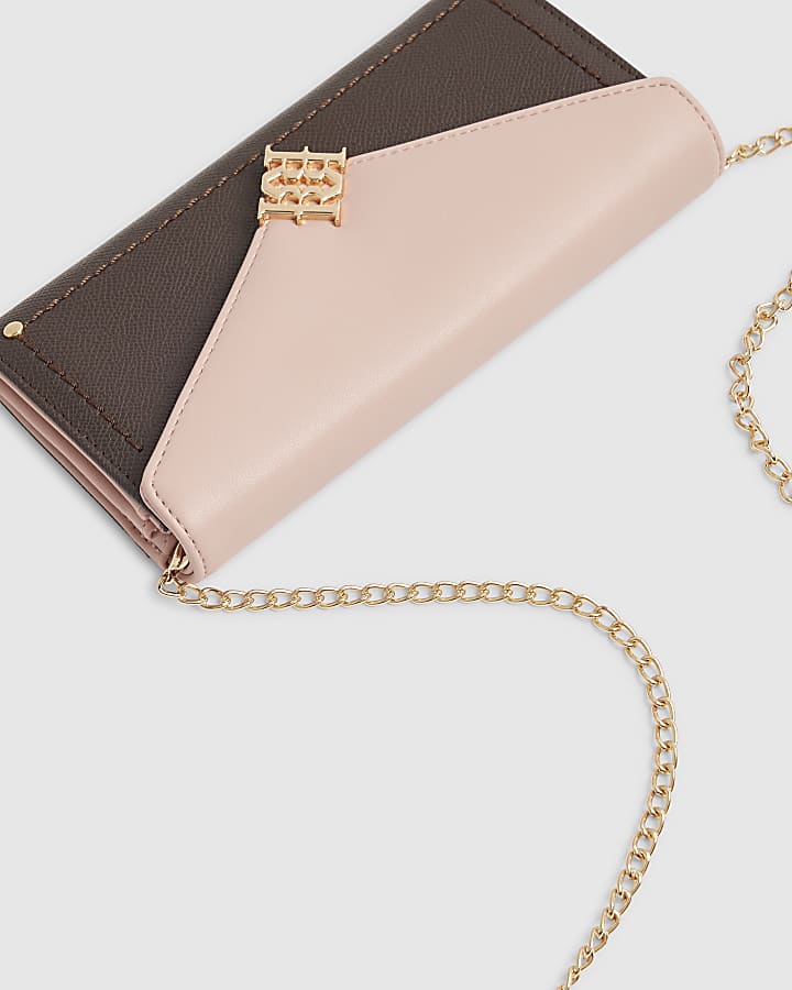 Brown Flap Crossbody Purse