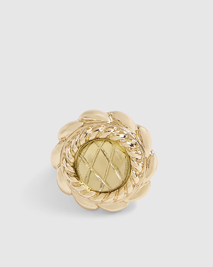 Green Gem Statement Ring