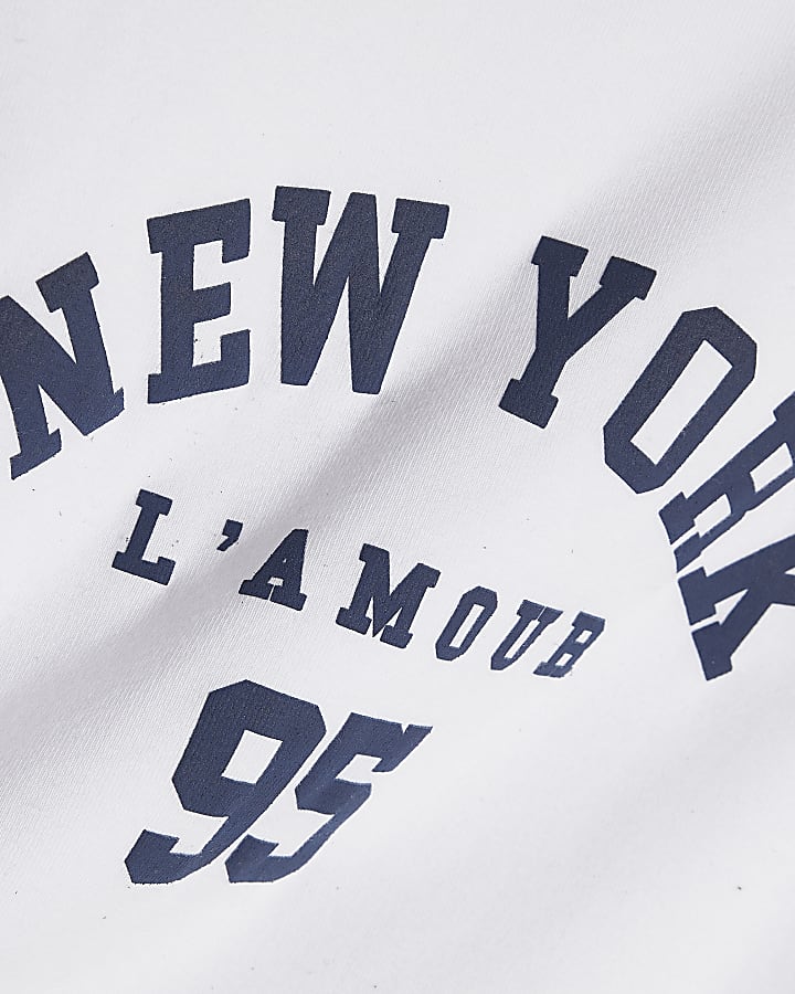 Cream New York Fitted T-Shirt