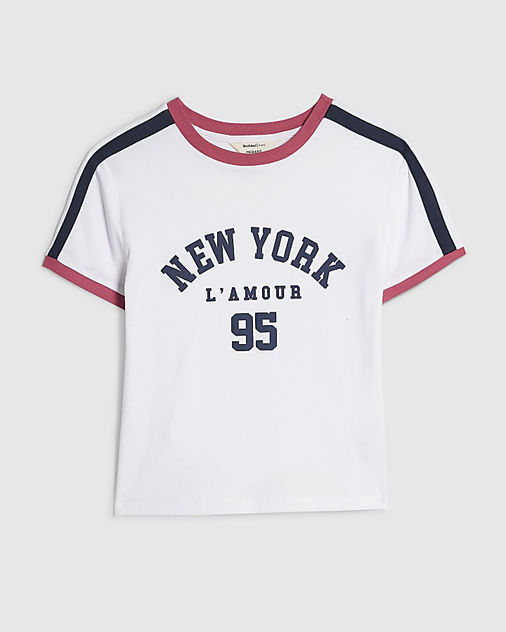 Cream New York Fitted T-Shirt