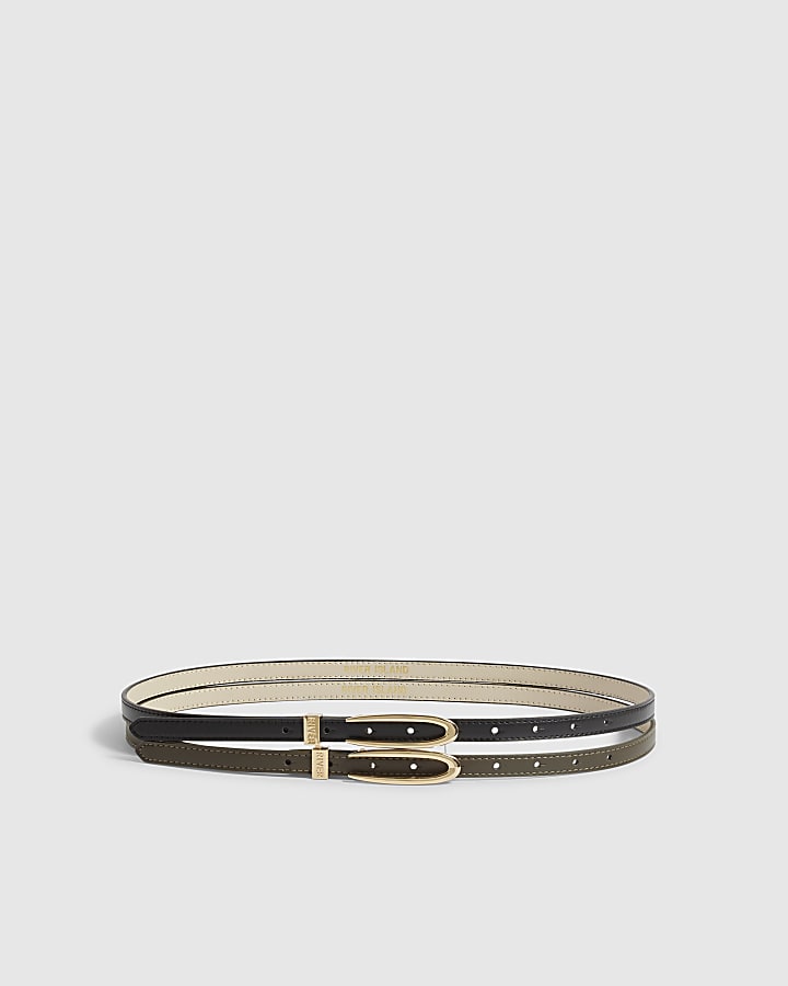Black Super Skinny Belt Pack