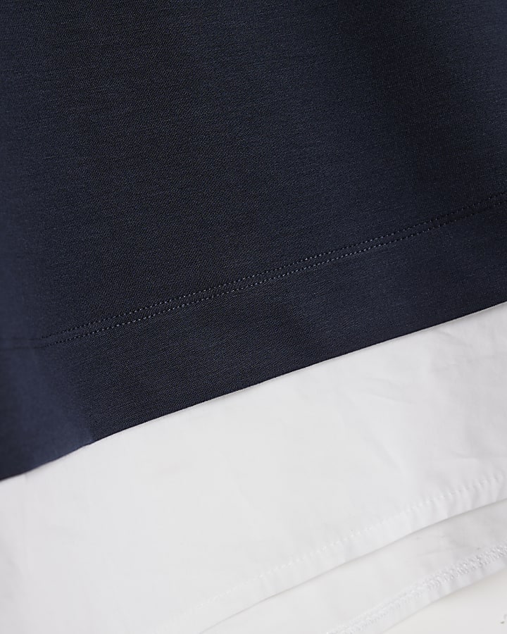 Navy Premium Hybrid Sweatshirt