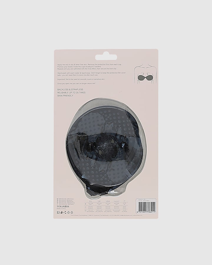 Black Stick On Invisible Bra