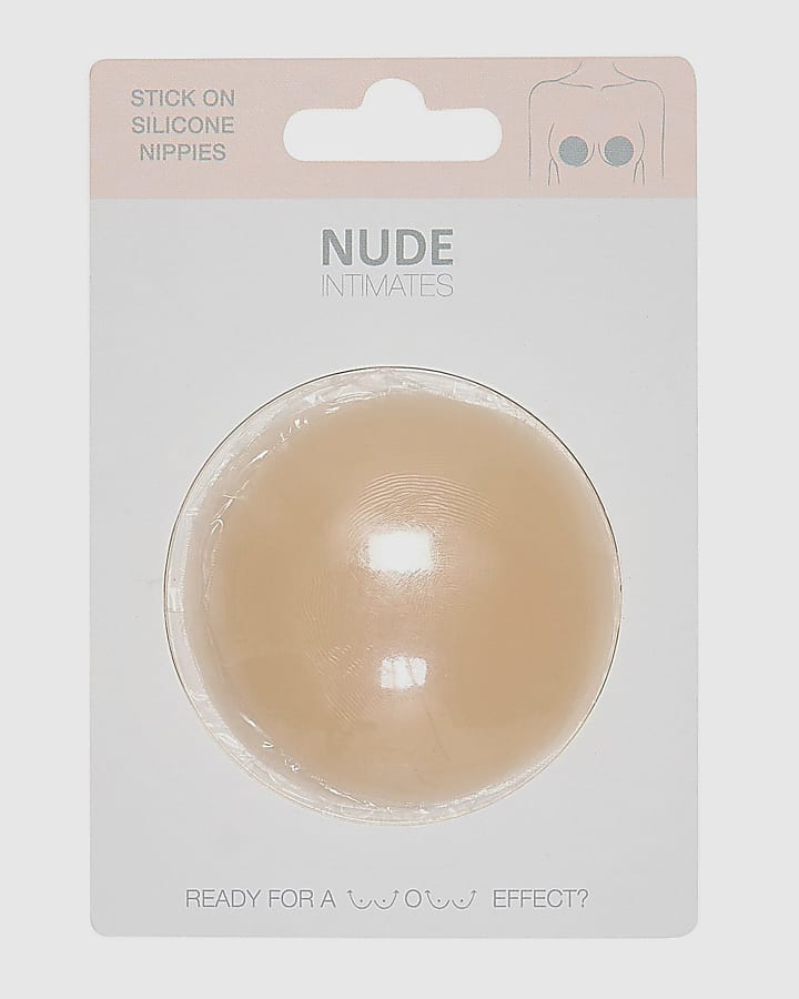 Beige Stick On Silicone Nipple Covers