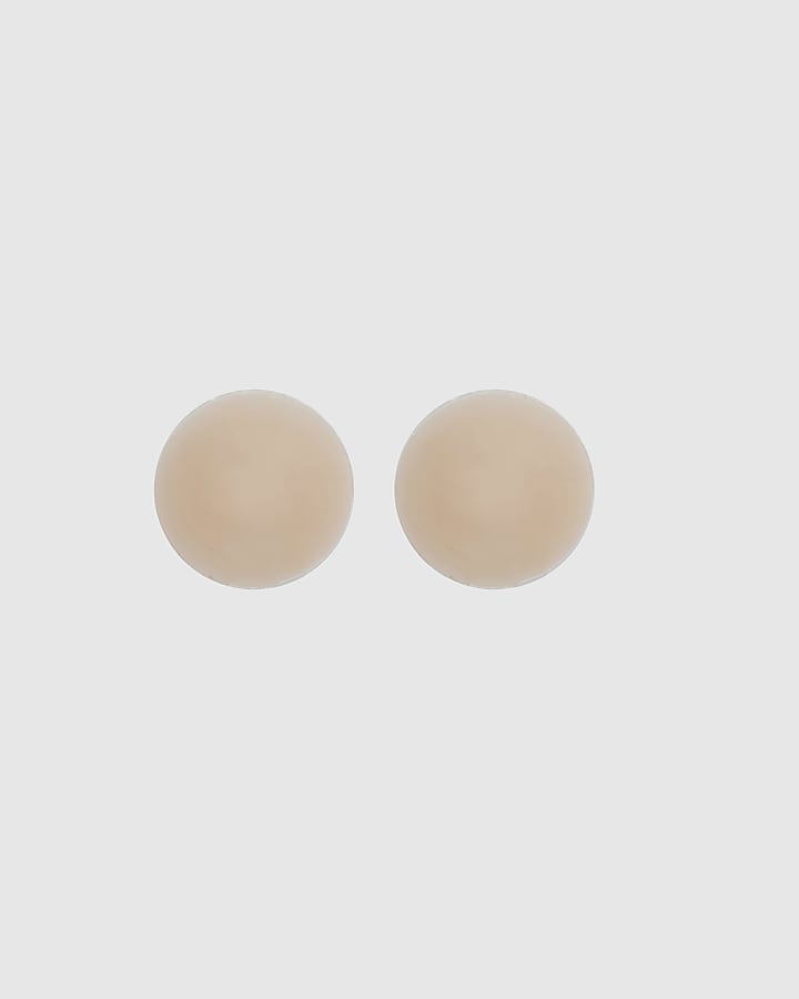 Beige Stick On Silicone Nipple Covers