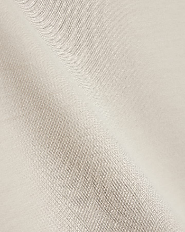 Cream Premium Shoulder Pad T-Shirt