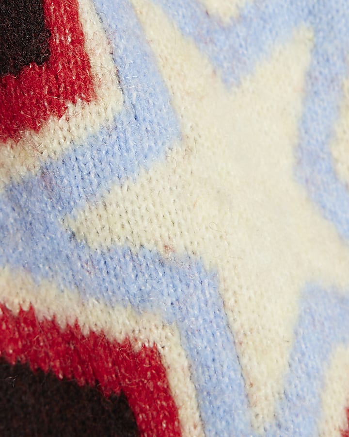 Brown Knit Star Jumper